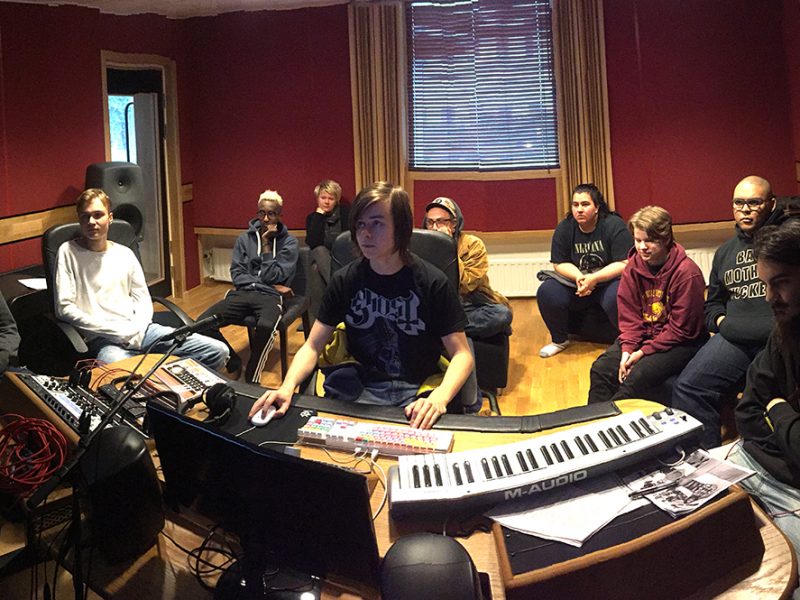 Studion är en omtyckt arbetsplats på skolan