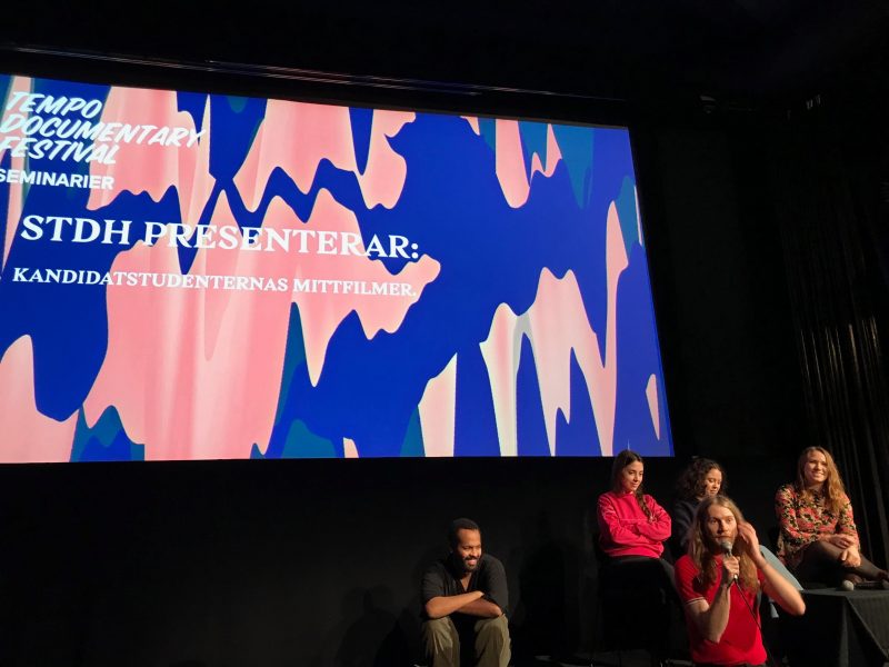 Anna-My, Manolo och Jonathan på Tempo dokumentärfestival