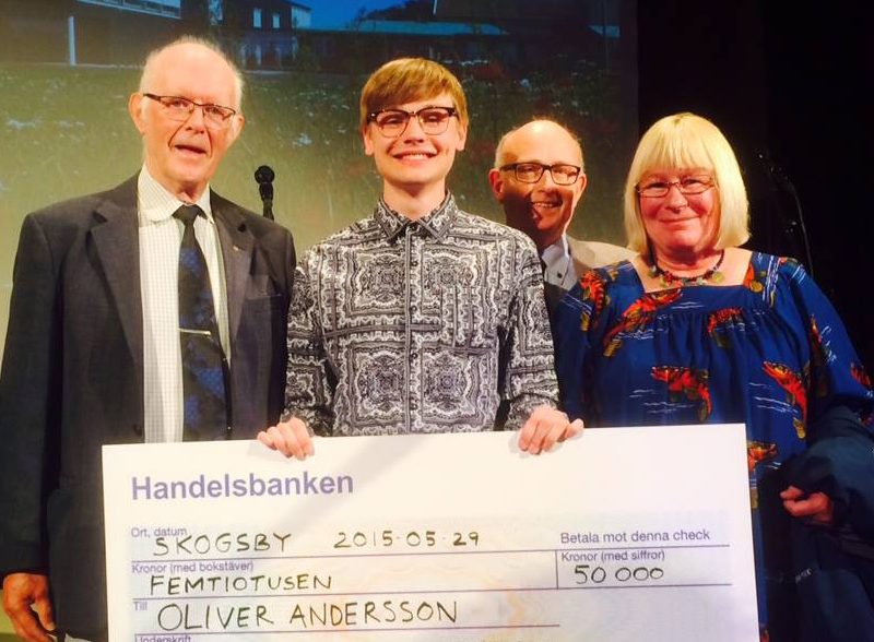 Oliver Andersson till Teaterhögskolan