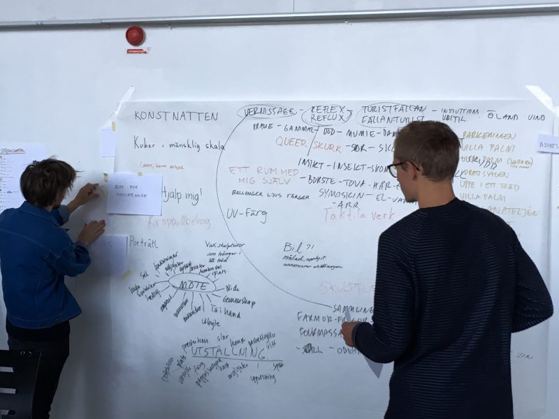 Workshop inför konstnatten