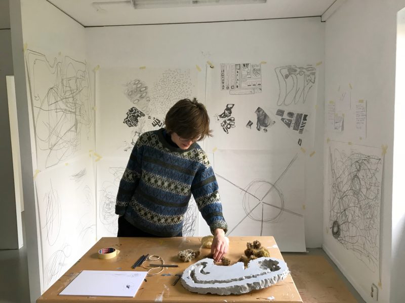 Rebecka Holmström och Konstskolan