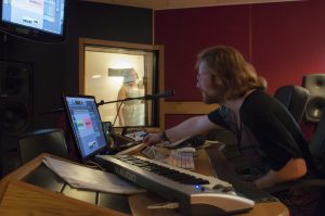 Bild från ljudstudion