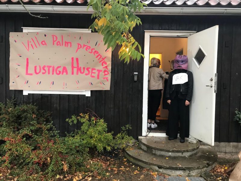 Villa Palm presenterar ”Lustiga huset ”- Konst 1 och 2 på konstnatten