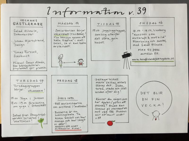 Måndagsmötet 15 september