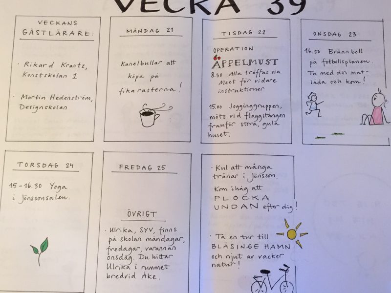 Måndagsmötet 21 september