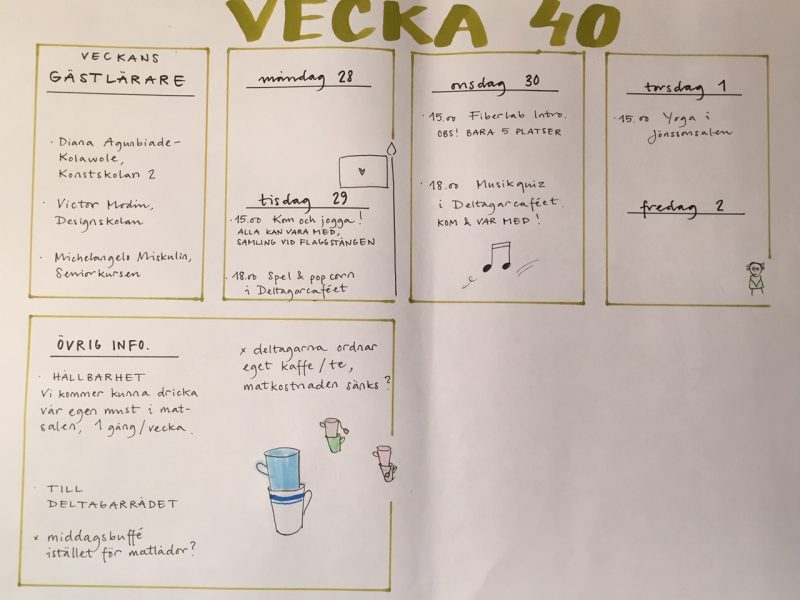 Måndagsmötet 28 september