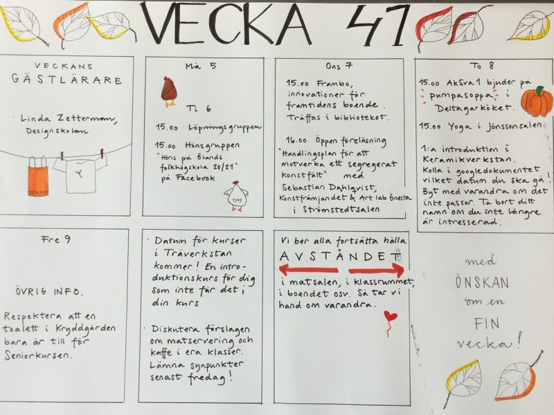 Måndagsmötet 5 oktober