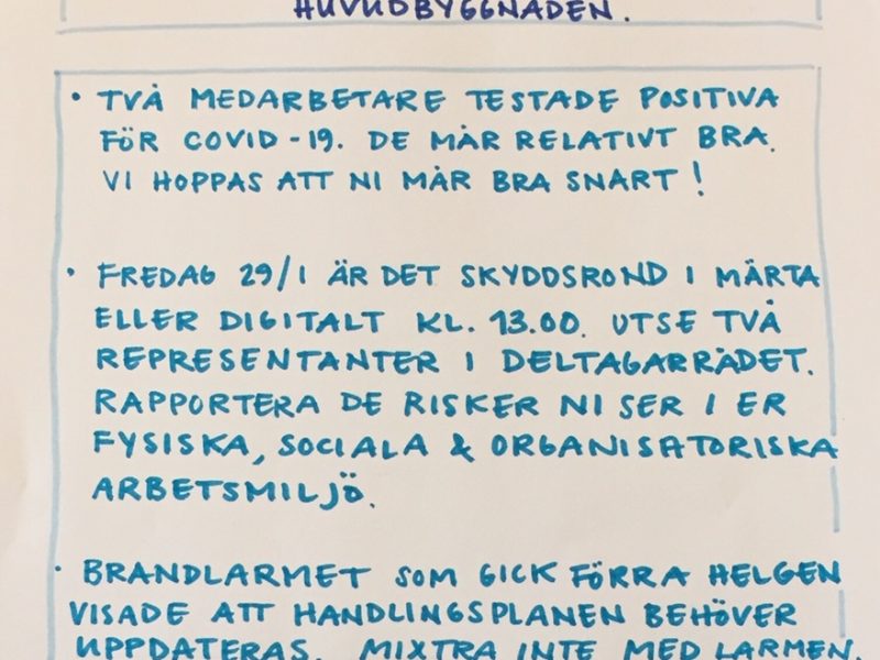 Måndagsmötet 25 januari