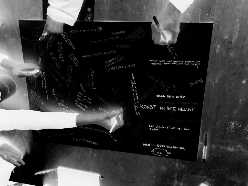 Vernissage för Konstskolan II på Teatergalleriet i Kalmar